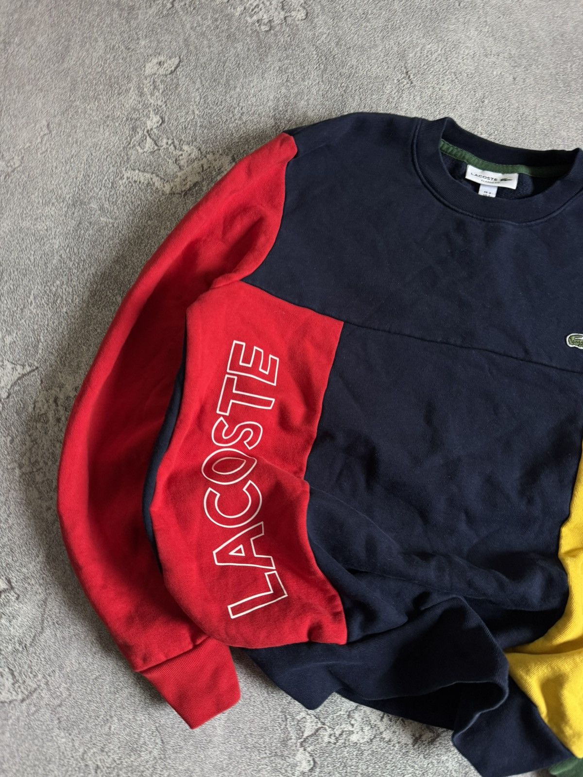 Designer × Lacoste Lacoste S big logo sweatshirt jumper pullover long sleeve Size US S / EU 44-46 / 1 - 3 Thumbnail