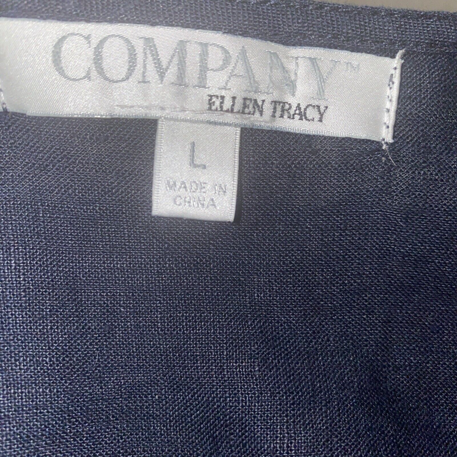 Other ELLEN TRACY 100% LINEN TUNIC TOP LARGE Navy Size L / US 10 / IT 46 - 7 Thumbnail