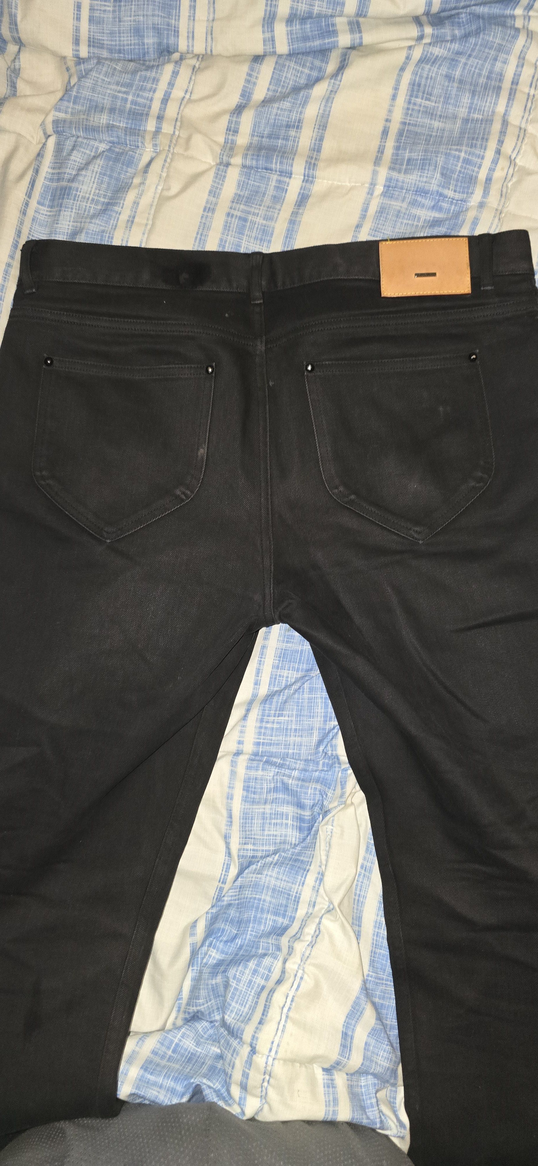 Louis Vuitton Black LV slim stretch denim Size US 34 / EU 50 - 4 Thumbnail