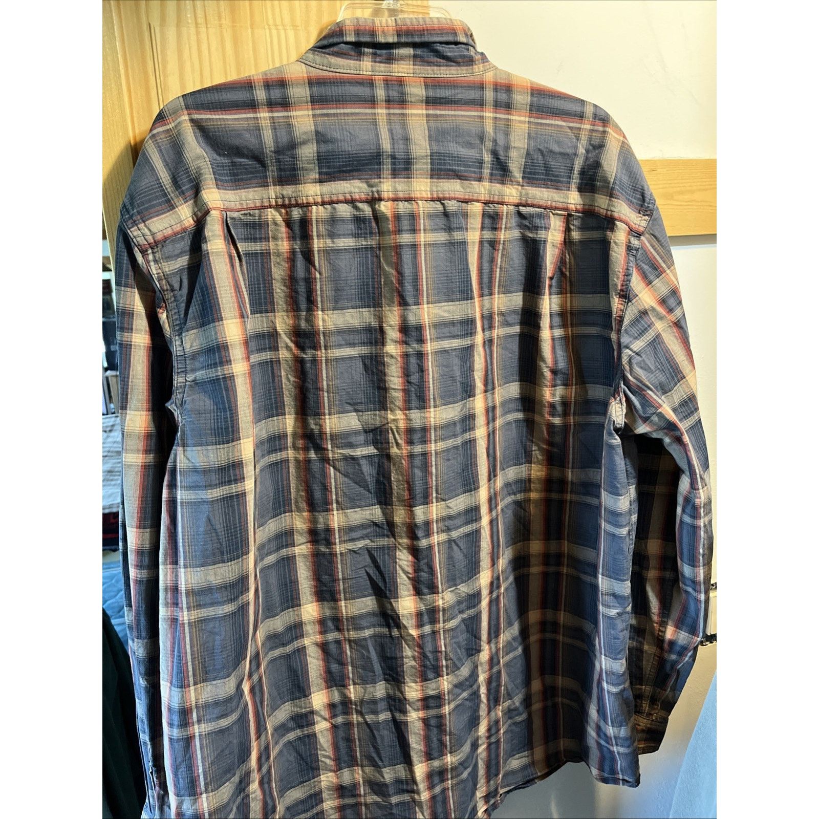 Carhartt Carhartt Shirt Men XXLT Blue Brown Plaid Outdoor Relaxed Fit Size US XXL / EU 58 / 5 - 9 Thumbnail