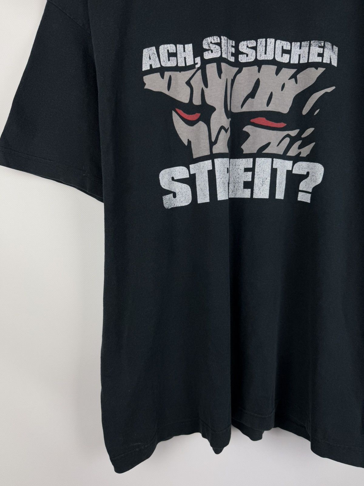 Band Tees × Vintage Bohse Onkelz Ach, Sie Suchen Streit Vintage Band T Shirt Tee Size US XL / EU 56 / 4 - 7 Thumbnail
