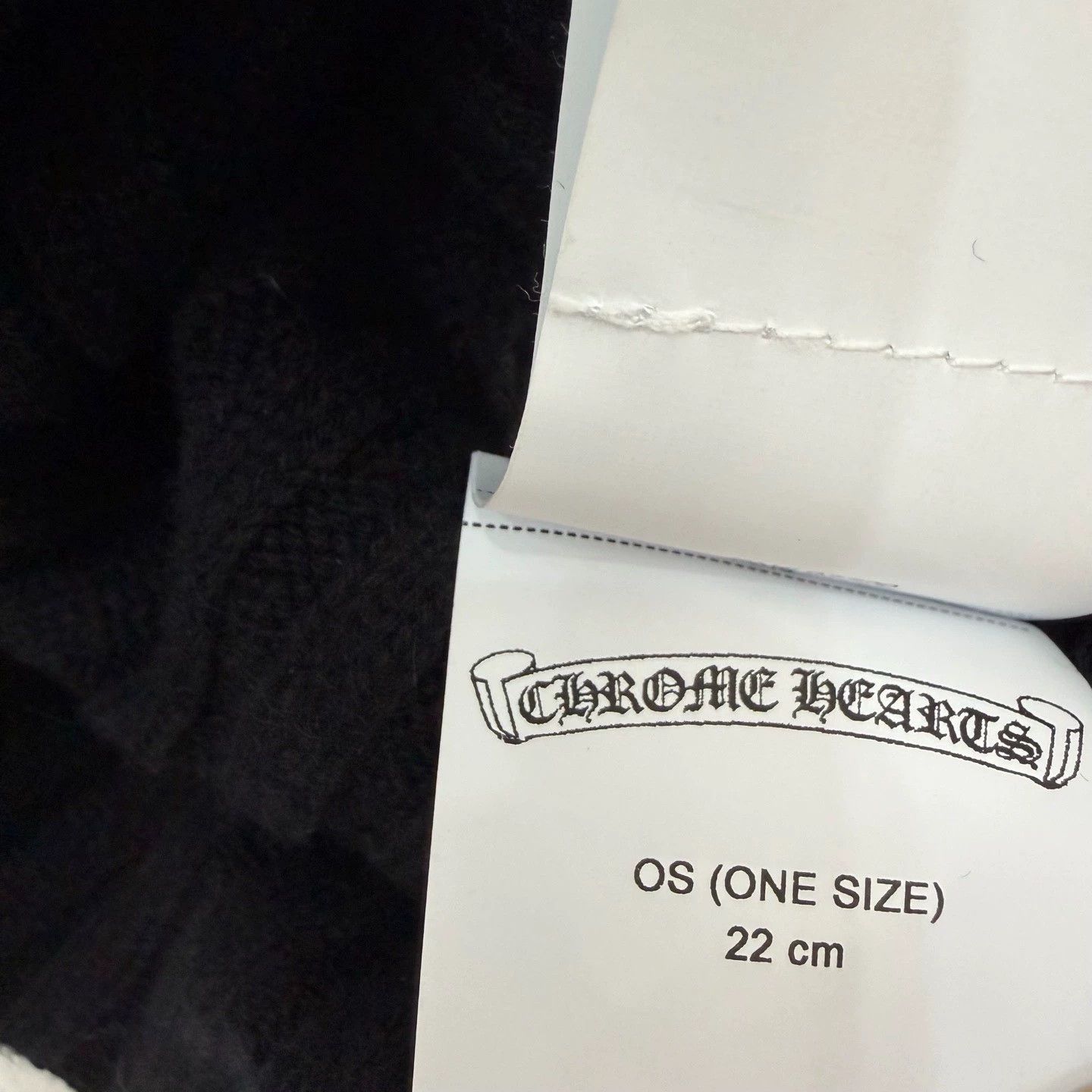 Chrome Hearts 【Brand New】Chrome Hearts Cashmere Leather Beanie Size ONE SIZE - 6 Thumbnail