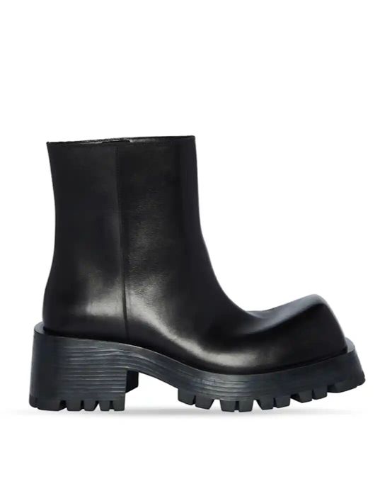 Balenciaga Trooper leather boots | Grailed