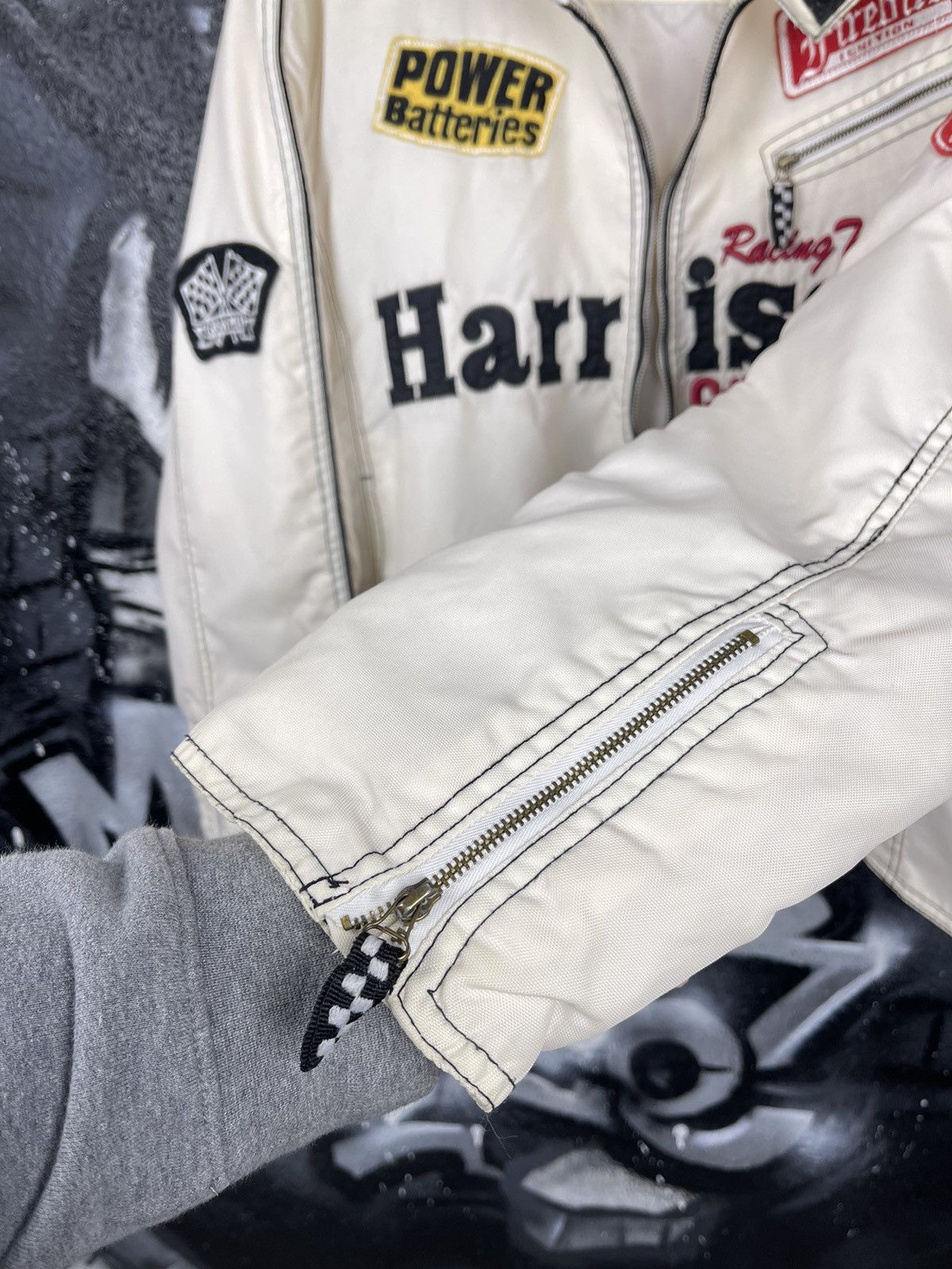 Vintage Harrison Gibson Racing Team Vintage Full Zip Light Jacket Size US XL / EU 56 / 4 - 11 Thumbnail