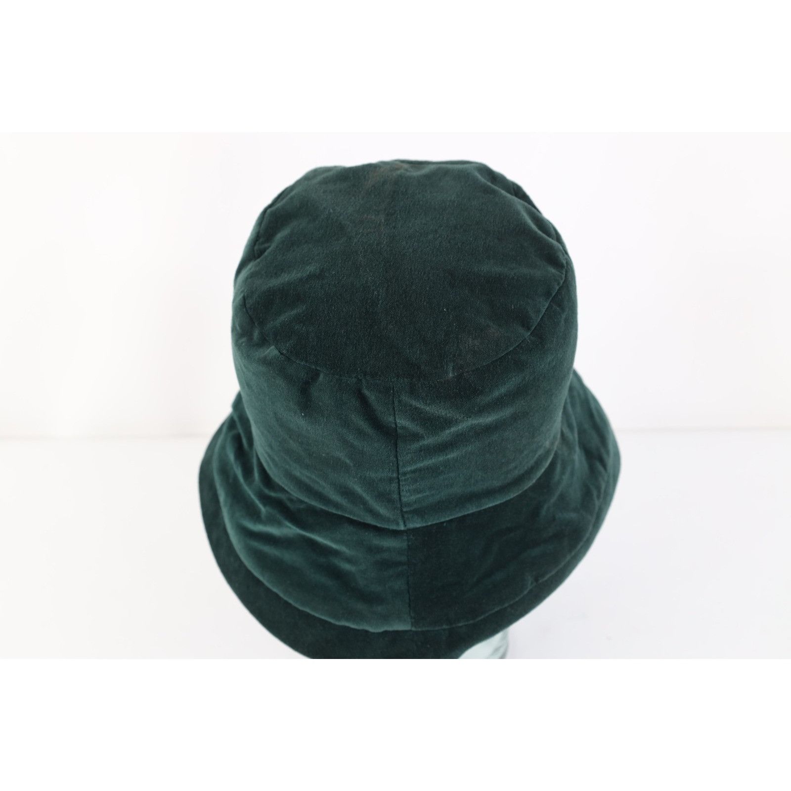 Vintage Vintage 90s Streetwear Blank Velvet Velour Bucket Hat Cap Size ONE SIZE - 3 Thumbnail