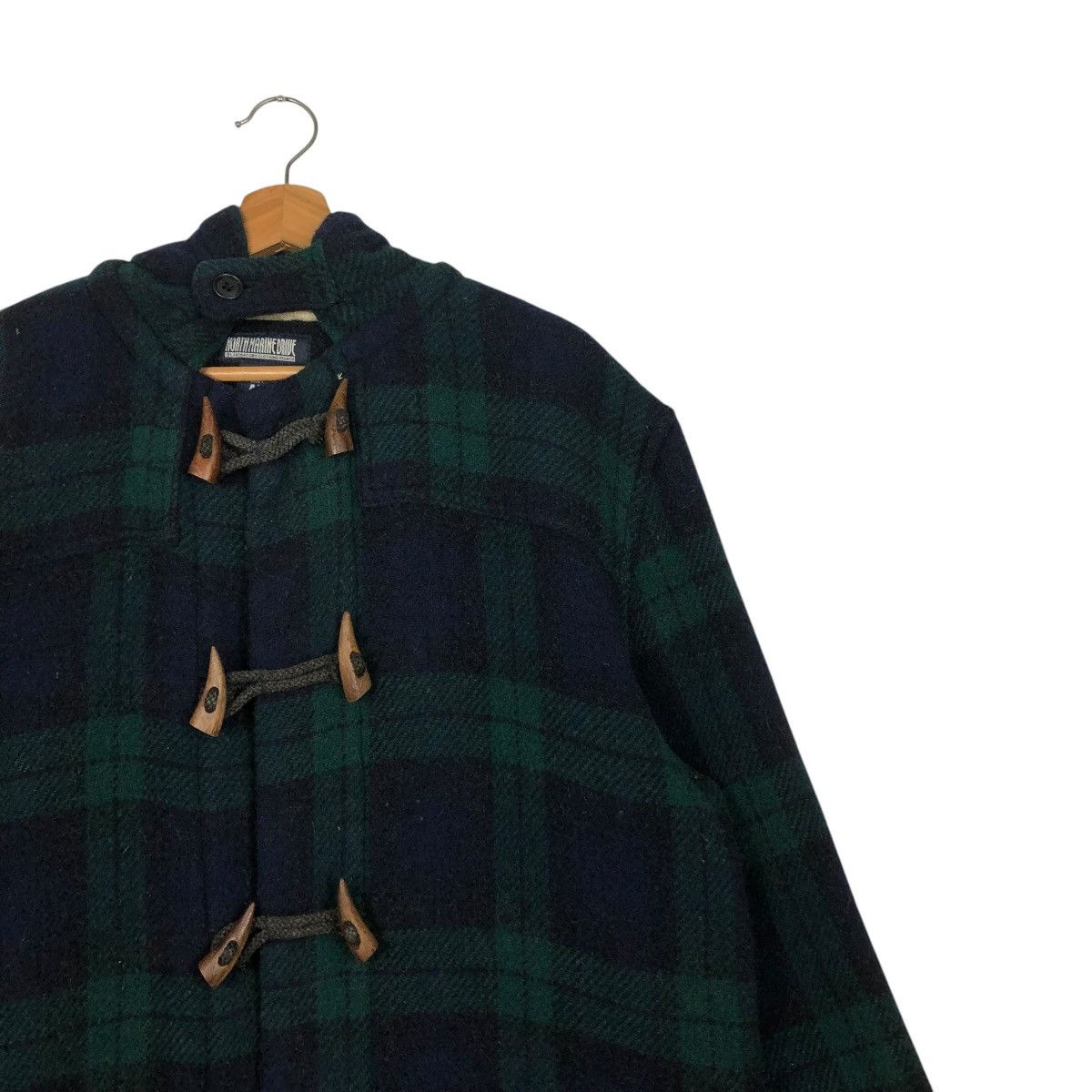Japanese Brand 🔥VINTAGE WOOL JACKET NORTH MARINE DRIVE ISSEY MIYAKE TARTAN Size US M / EU 48-50 / 2 - 8 Thumbnail