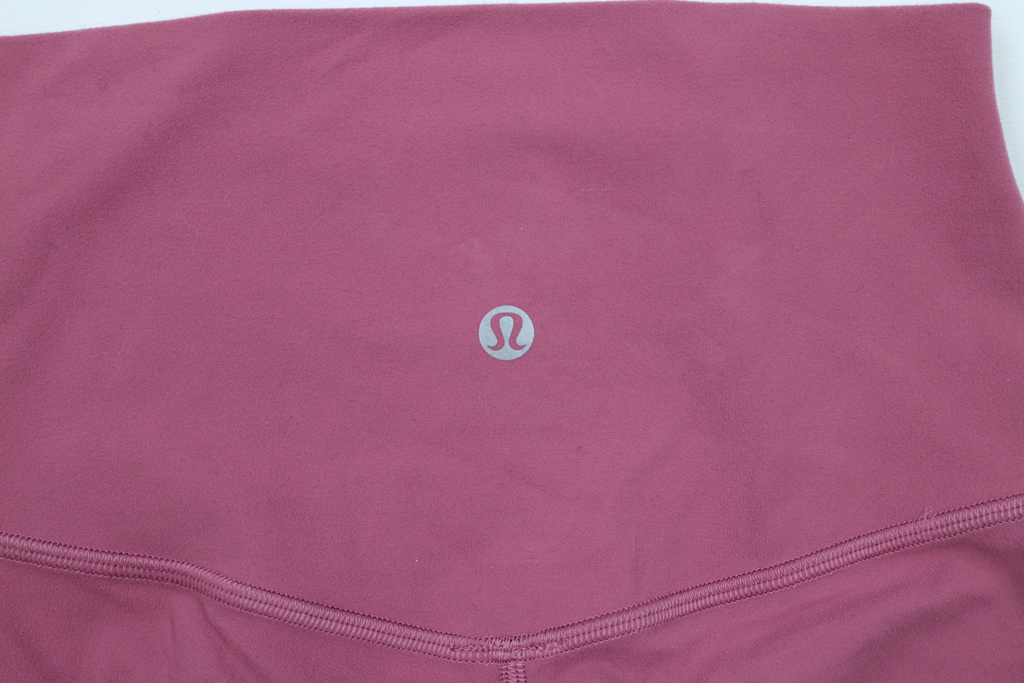 Lululemon × Vintage Lululemon Distressed 25" Align Leggings Yoga Gym Pants Pink Size 26" / US 2 / IT 38 - 13 Thumbnail