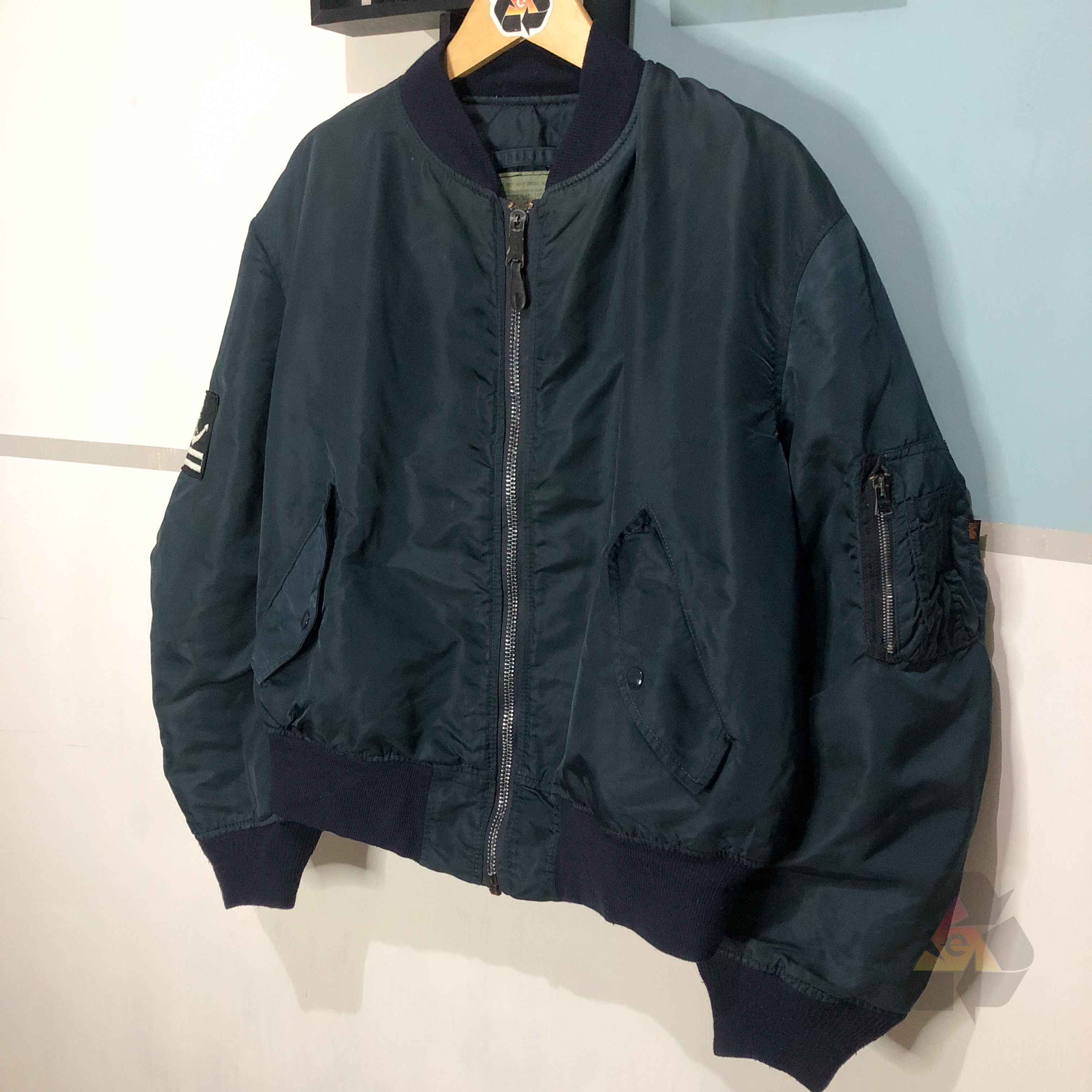 Alpha Industries Vintage Alpha Industries Flayer's Mil-J-82790J USAF MA-1 Size US XL / EU 56 / 4 - 3 Thumbnail