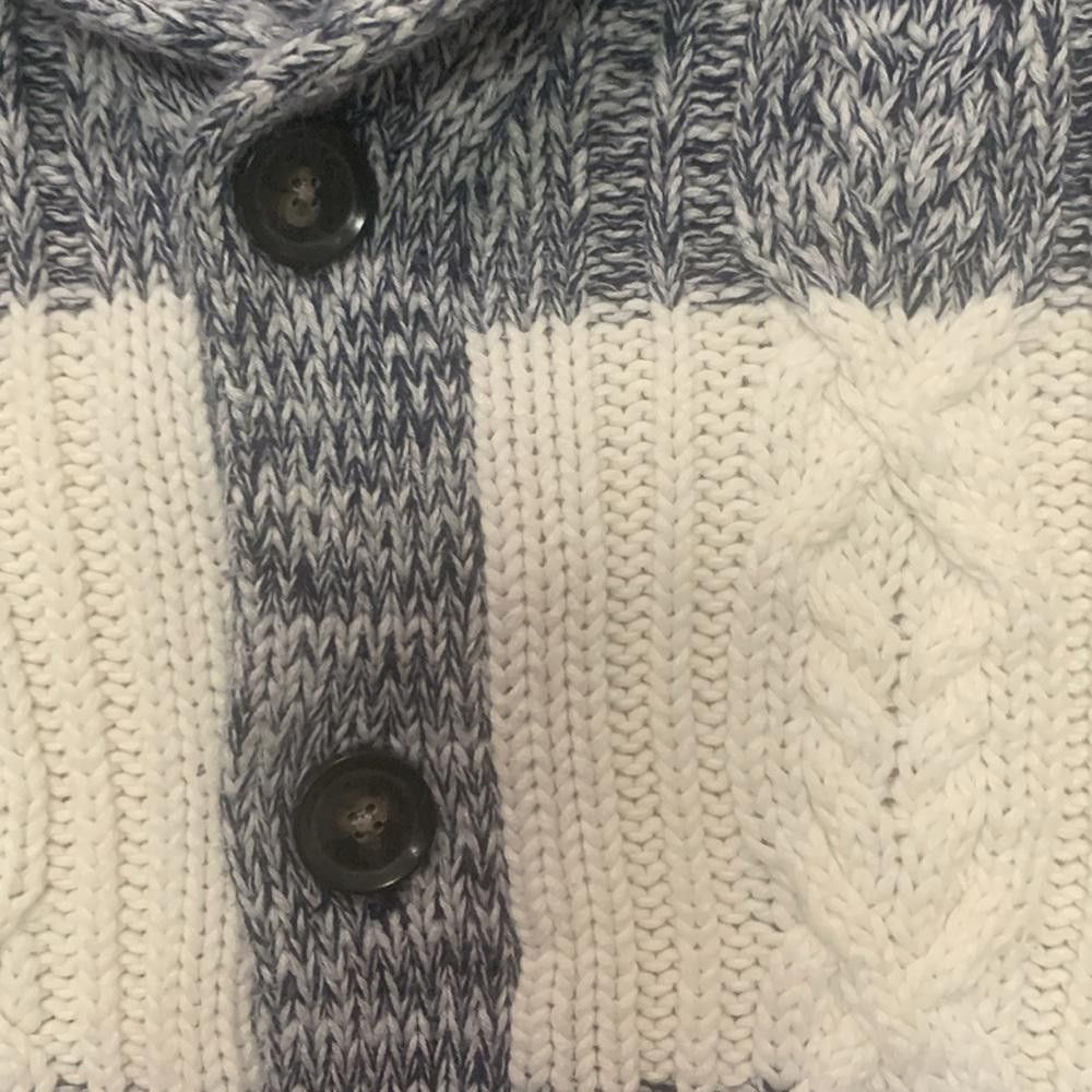 Tommy Hilfiger TOMMY HILFIGER Chunky Cotton XS Cardigan Button Down Warm Size US XS / EU 42 / 0 - 3 Thumbnail