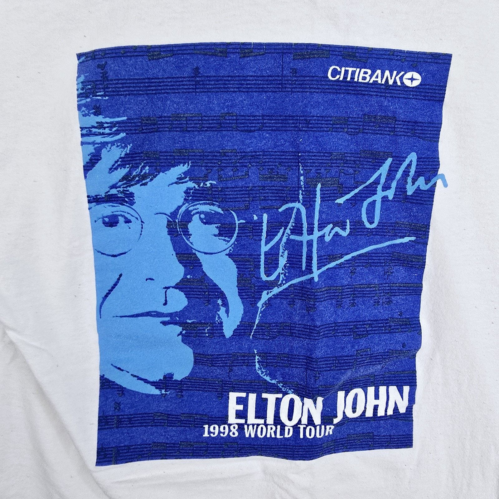 Other Vintage 90s Elton John Shirt XL 1998 World Tour Chopped Size US XL / EU 56 / 4 - 9 Thumbnail