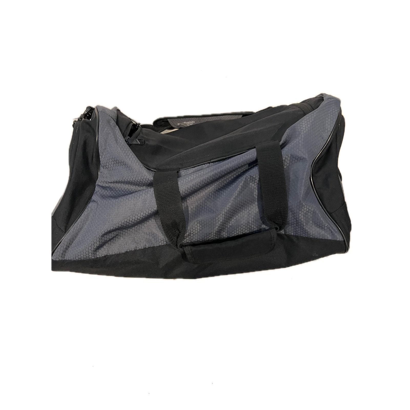 Adidas Adidas Defender Medium 22"x12"x10" Gray Black Gym Bag Size ONE SIZE - 3 Thumbnail