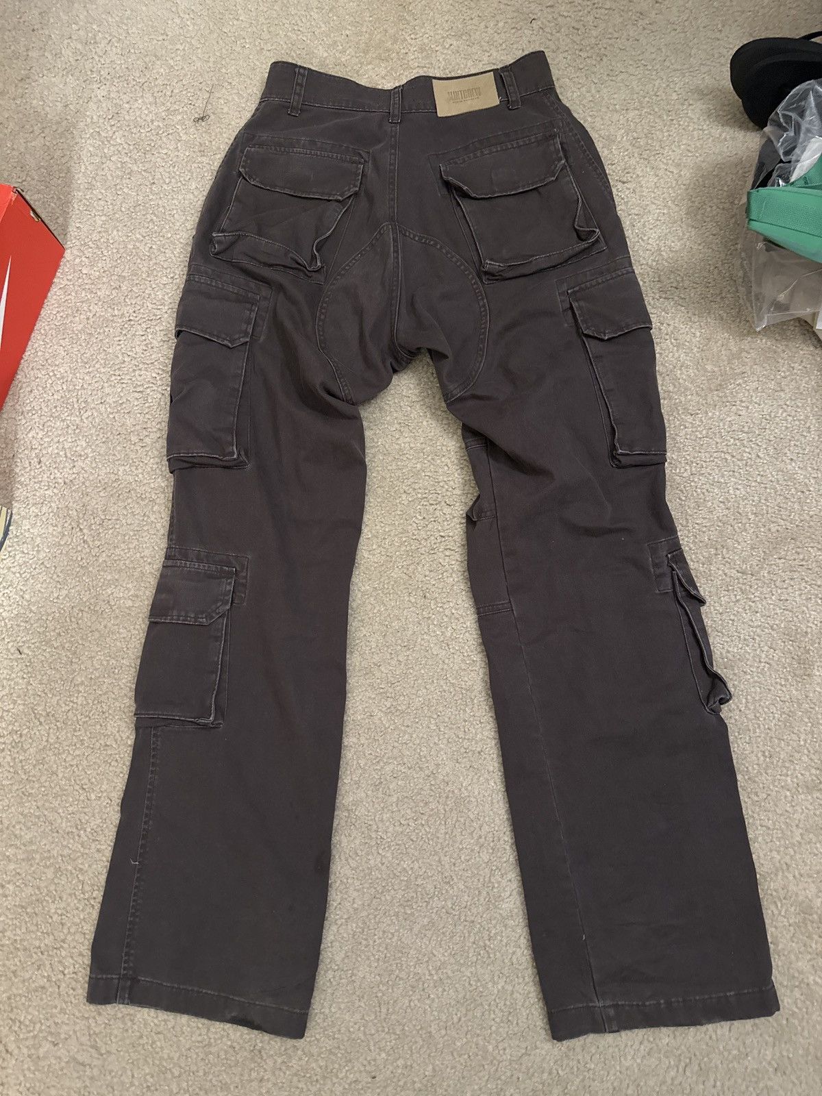 Mintcrew Wide leg utility cargo pants trousers brown size 30 Size US 30 / EU 46 - 11 Thumbnail