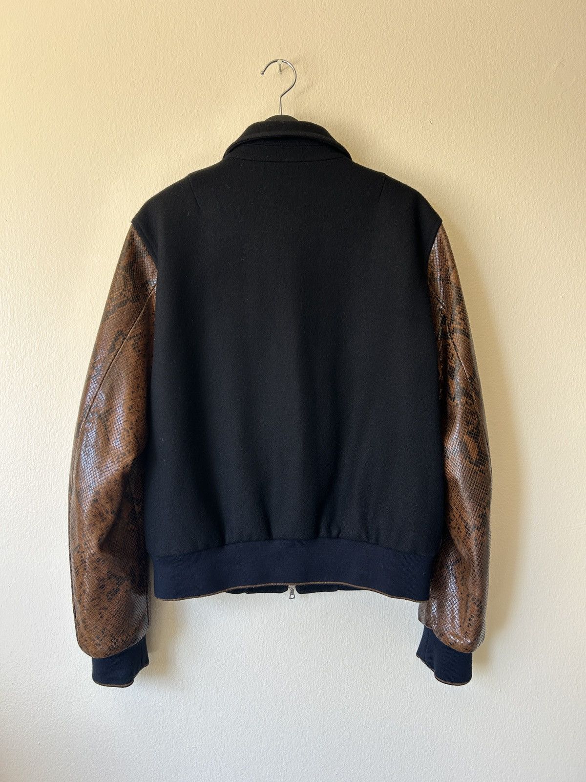 Dries Van Noten Dries Van Noten Snakeskin Bomber Jacket Size US L / EU 52-54 / 3 - 2 Thumbnail