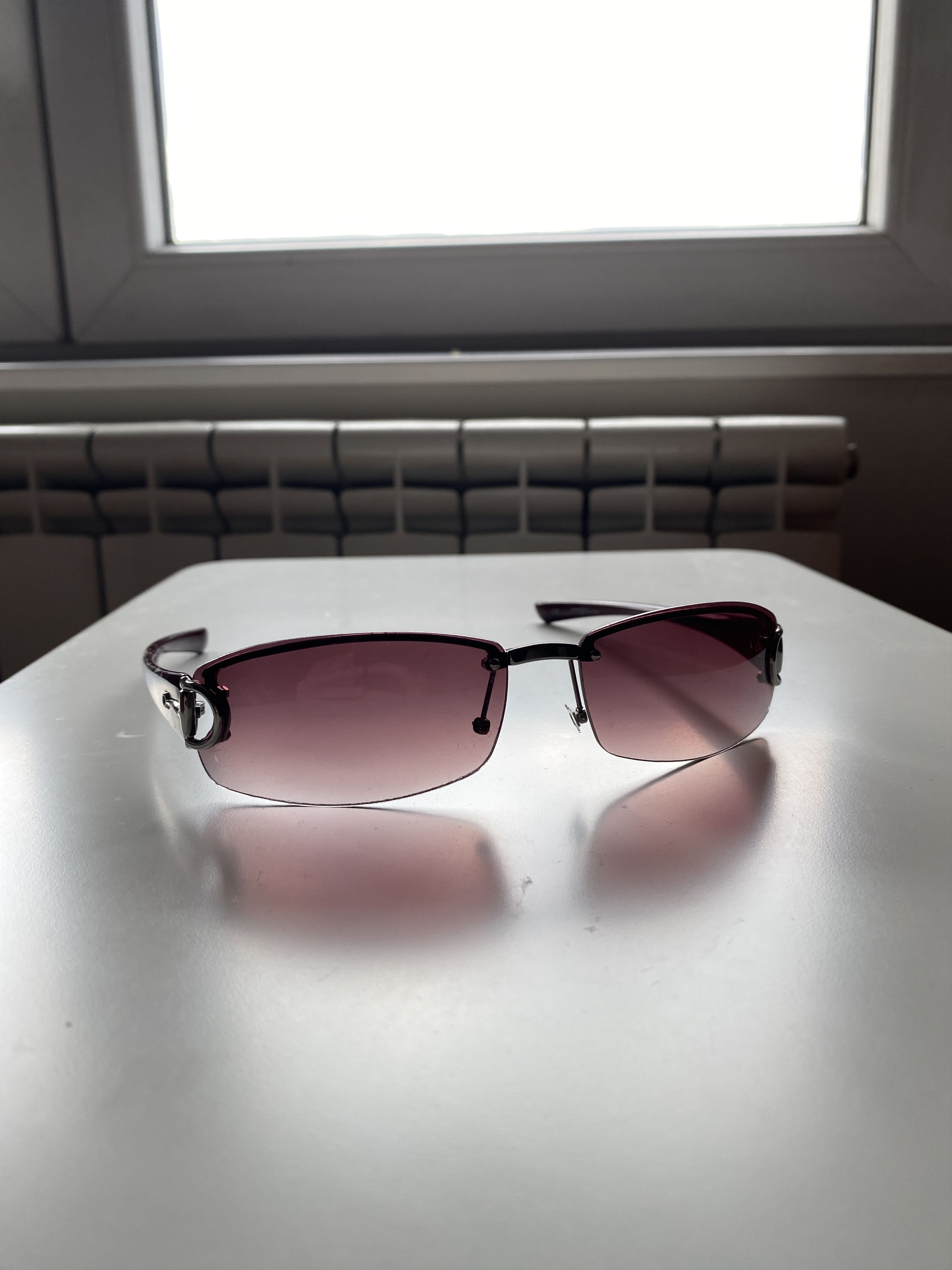 Gucci Vintage Gucci Red Sunglasses Size ONE SIZE - 1 Thumbnail