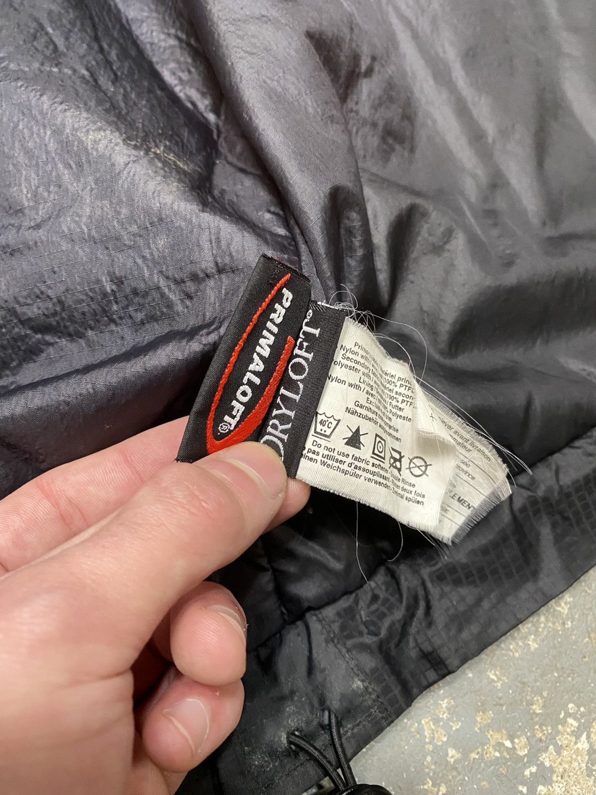 Arc'teryx × Vintage Vintage Arc'teryx PrimaLoft Dryloft Jacket Black Full Zip Size US XL / EU 56 / 4 - 6 Thumbnail