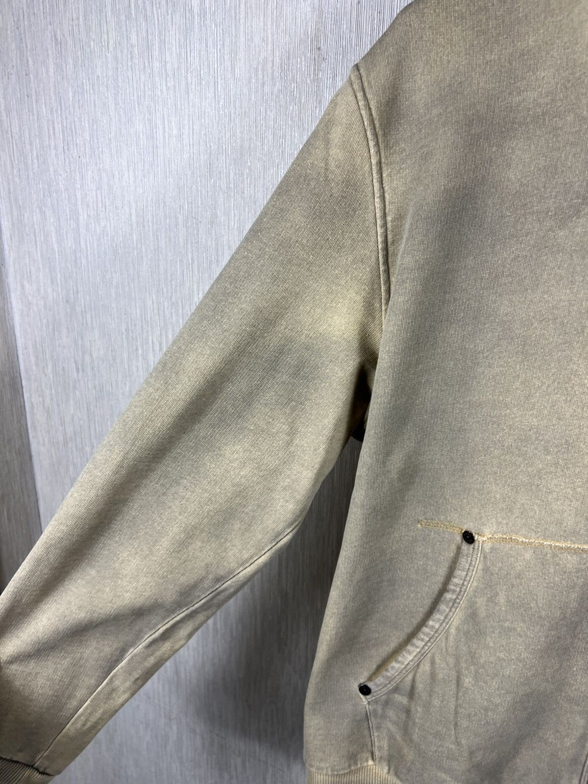 Hugo Boss Vintage Hugo Boss y2k dusty burned thermal zip basic hoodie Size US L / EU 52-54 / 3 - 10 Thumbnail