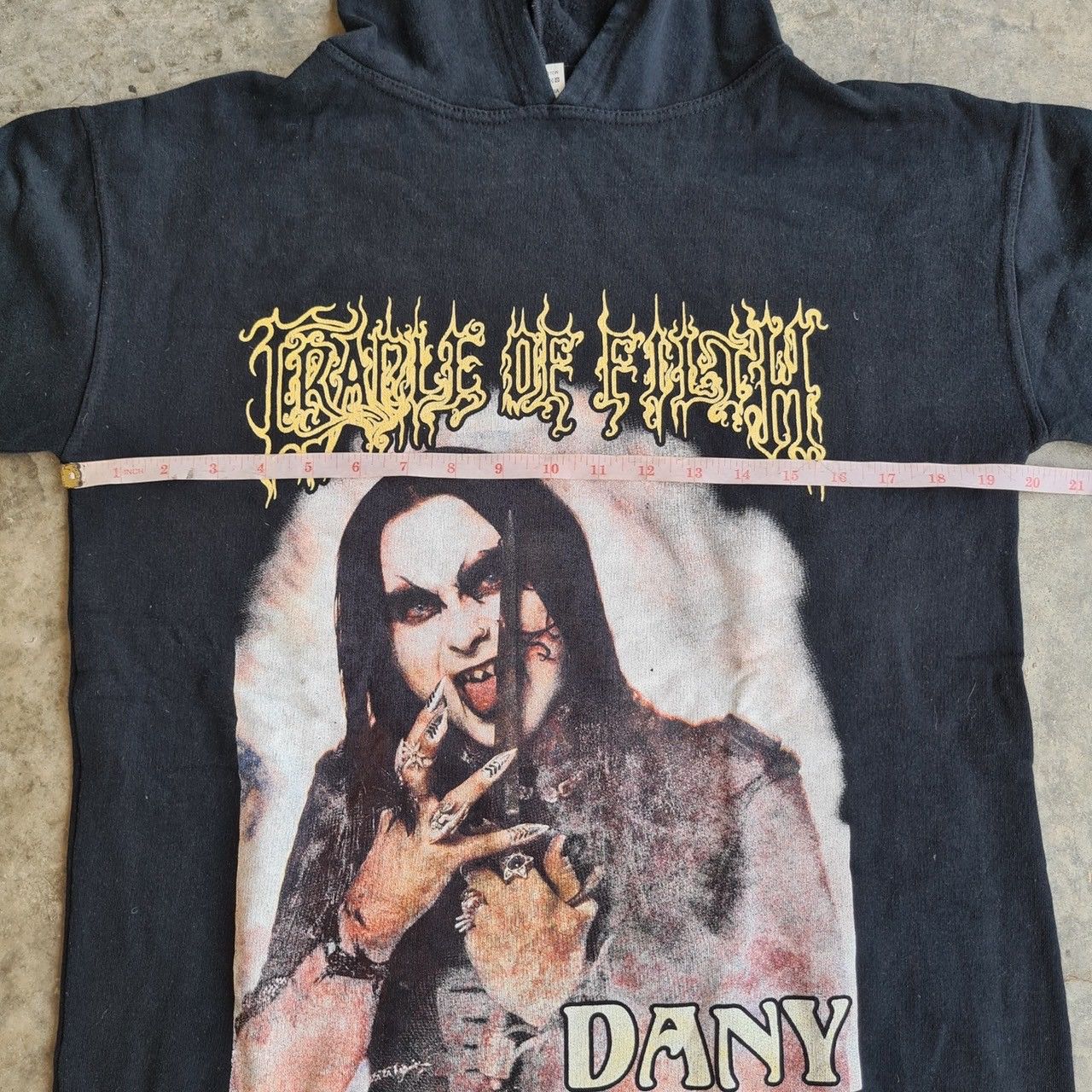 Band Tees × Vintage *RARE* CRADLE OF FILTH VTG Y2K 90s 2000s HOODIE METAL Size US M / EU 48-50 / 2 - 7 Thumbnail