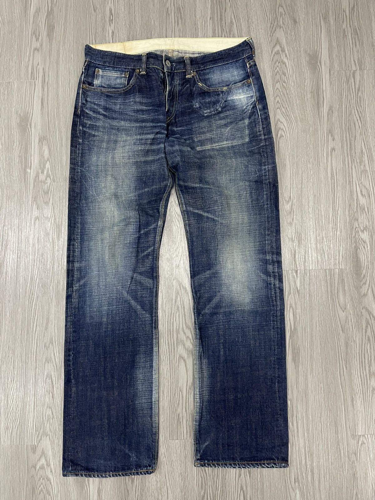 Eternal × Japanese Brand Eternal Japan Back Buckle Slubby Denim Size US 33 - 2 Thumbnail