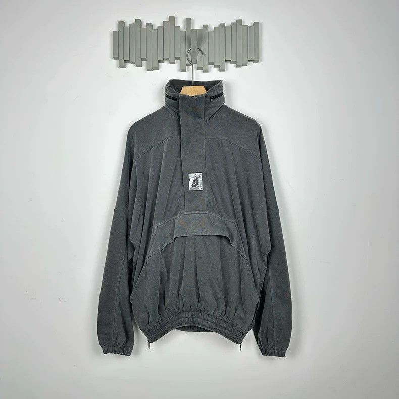 Balenciaga Balenciaga SS18 patch logo half-zip pullover sweatshirt 250 Size US XS / EU 42 / 0 - 1 Thumbnail