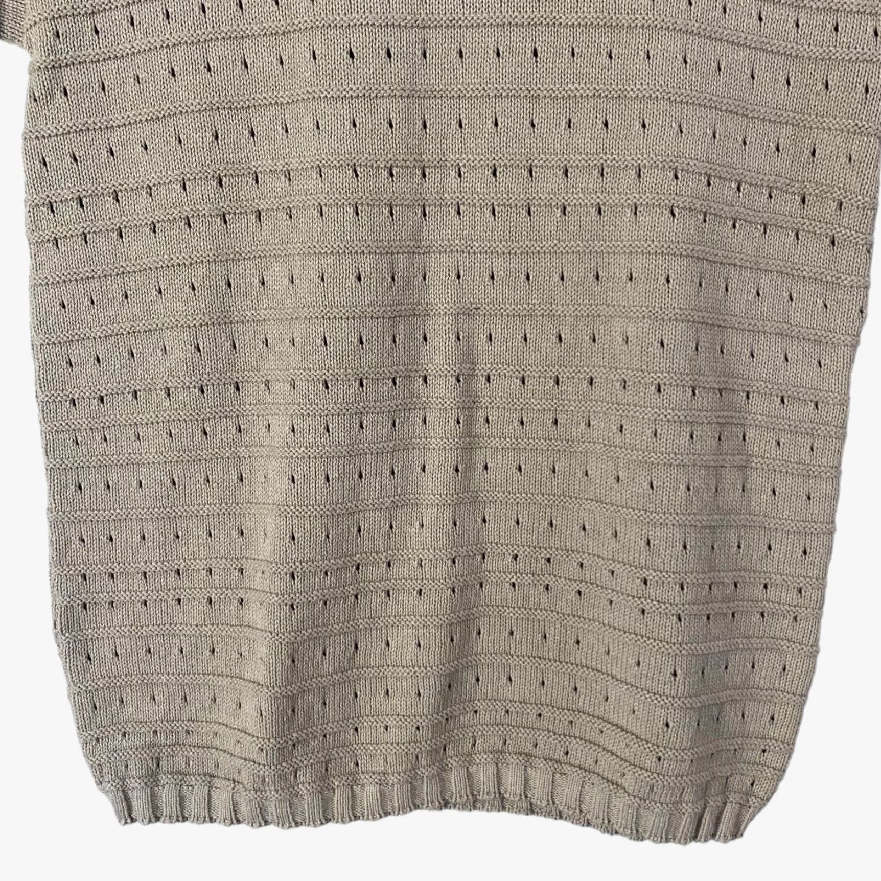 Vintage VINTAGE A Knitch Above Spar Knit Wear Sweater Tan Womens Large Cotton USA Size L / US 10 / IT 46 - 6 Thumbnail