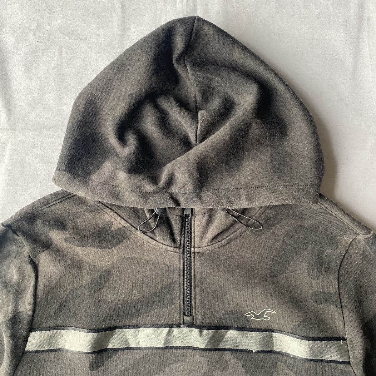 Hollister × Japanese Brand Hollister California Camo Reflective Stripe Half Zip Hoodie Size US XL / EU 56 / 4 - 2 Thumbnail