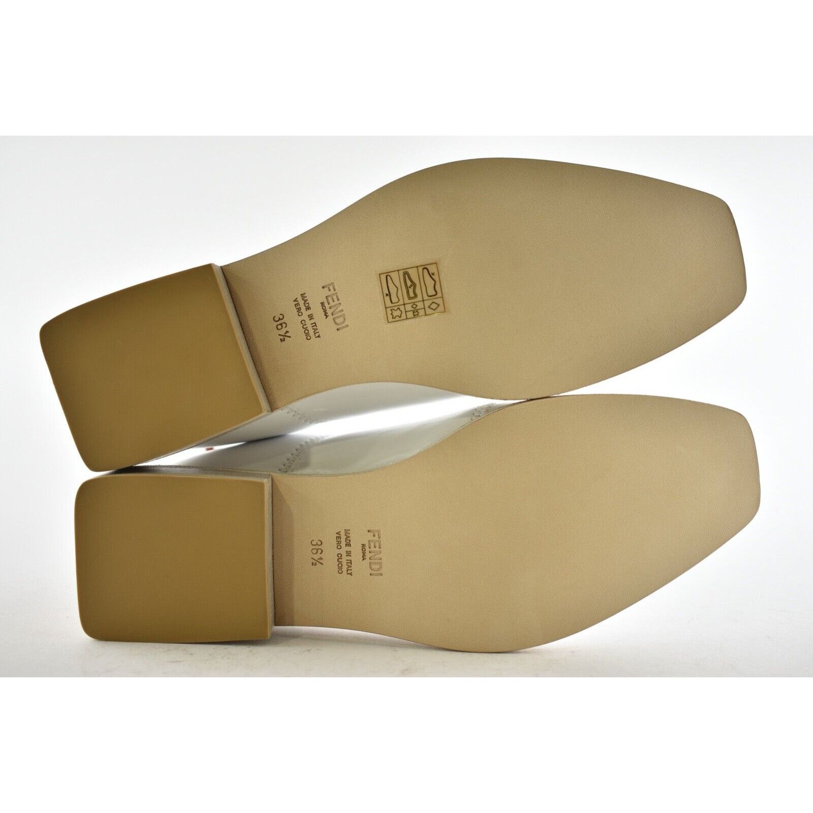 Fendi Fendi White Patent Neoprene Stretch Logo Sock Ankle Size US 6.5 / IT 36.5 - 12 Thumbnail