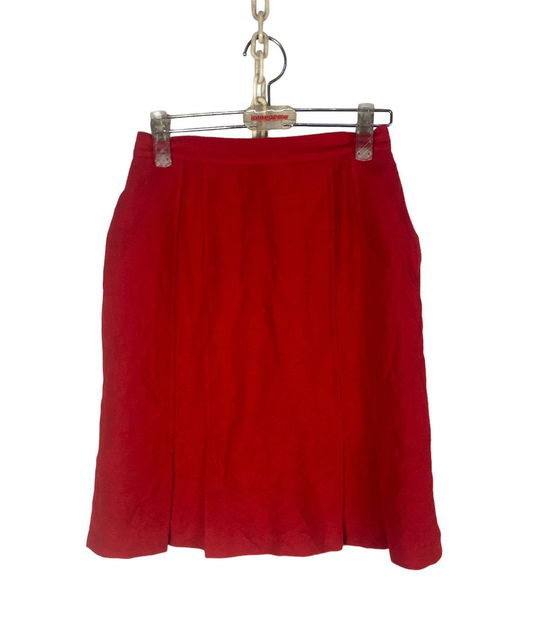 Vintage Christian Dior sport red skirt size 25