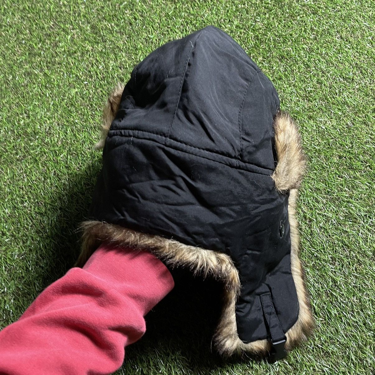 Vintage Vintage Y2K Fuzzy Mohair Beanie Furry Alt Goth Ushanka OS Size ONE SIZE - 5 Thumbnail