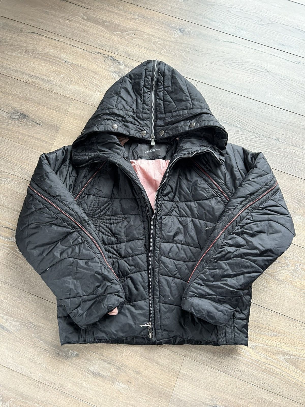 JET SET Jet set black ski city jacket floral S Size S / US 4 / IT 40 - 1 Thumbnail