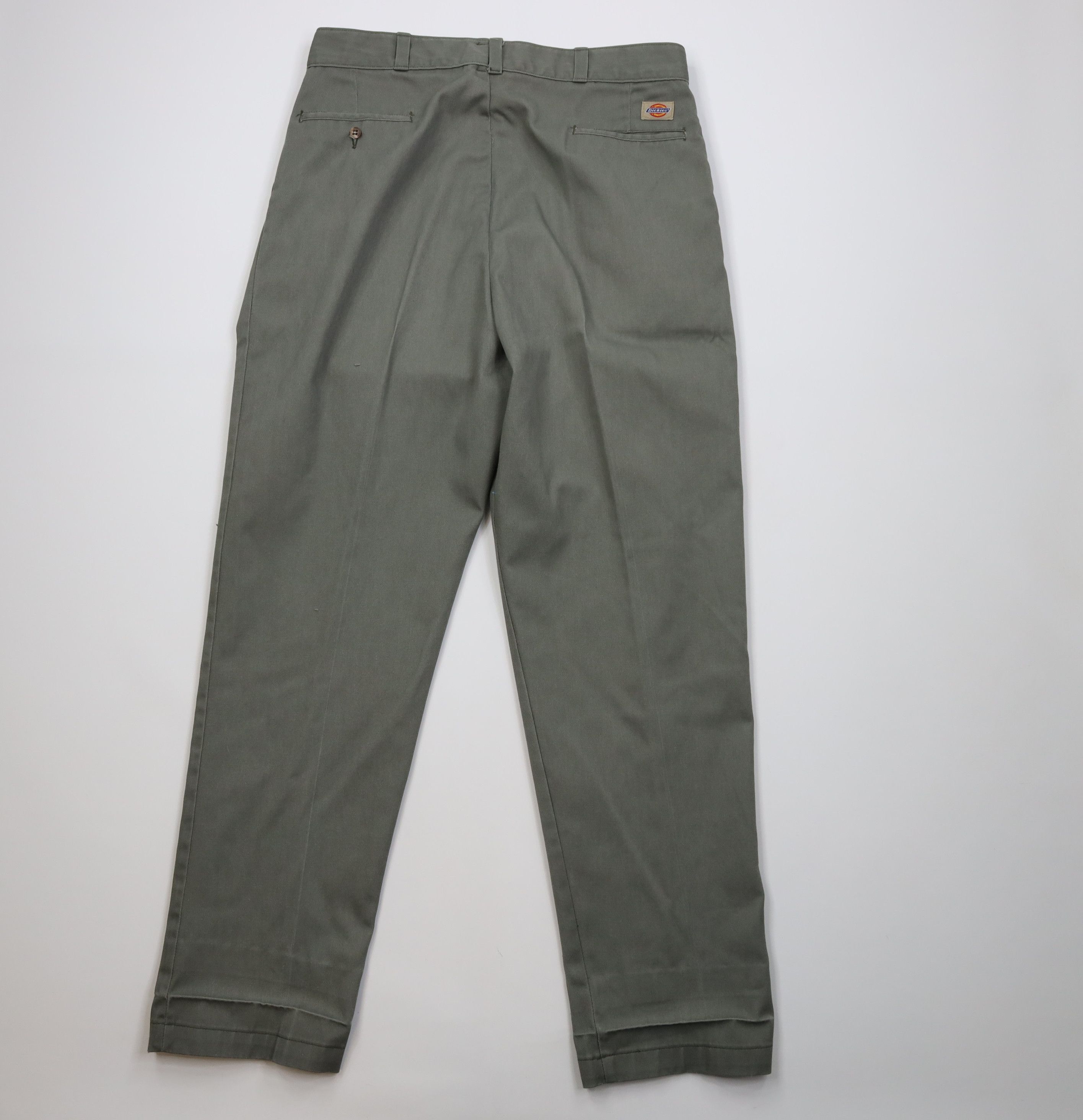 Dickies Vintage 90s Dickies Wide Leg Dungaree Pants Green USA Size US 38 / EU 54 - 11 Thumbnail