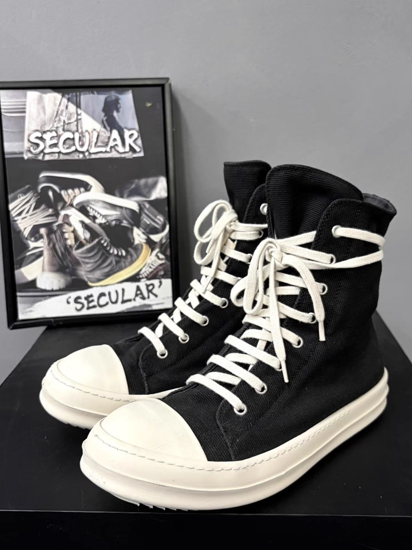 Rick Owens Rick Owens Drkshdw Jumbo Sneakers K34 Size US 7 / EU 40 - 1 Thumbnail