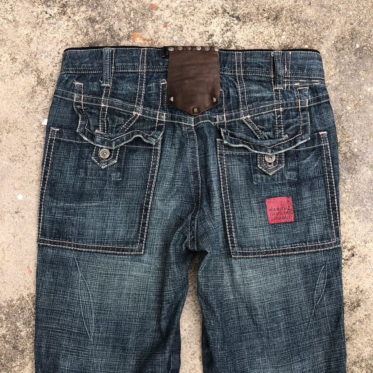 Marithe + Francois Girbaud MARITHE FRANCOIS GIRBAUD Straight Cut Denim Jeans Size US 32 / EU 48 - 7 Thumbnail
