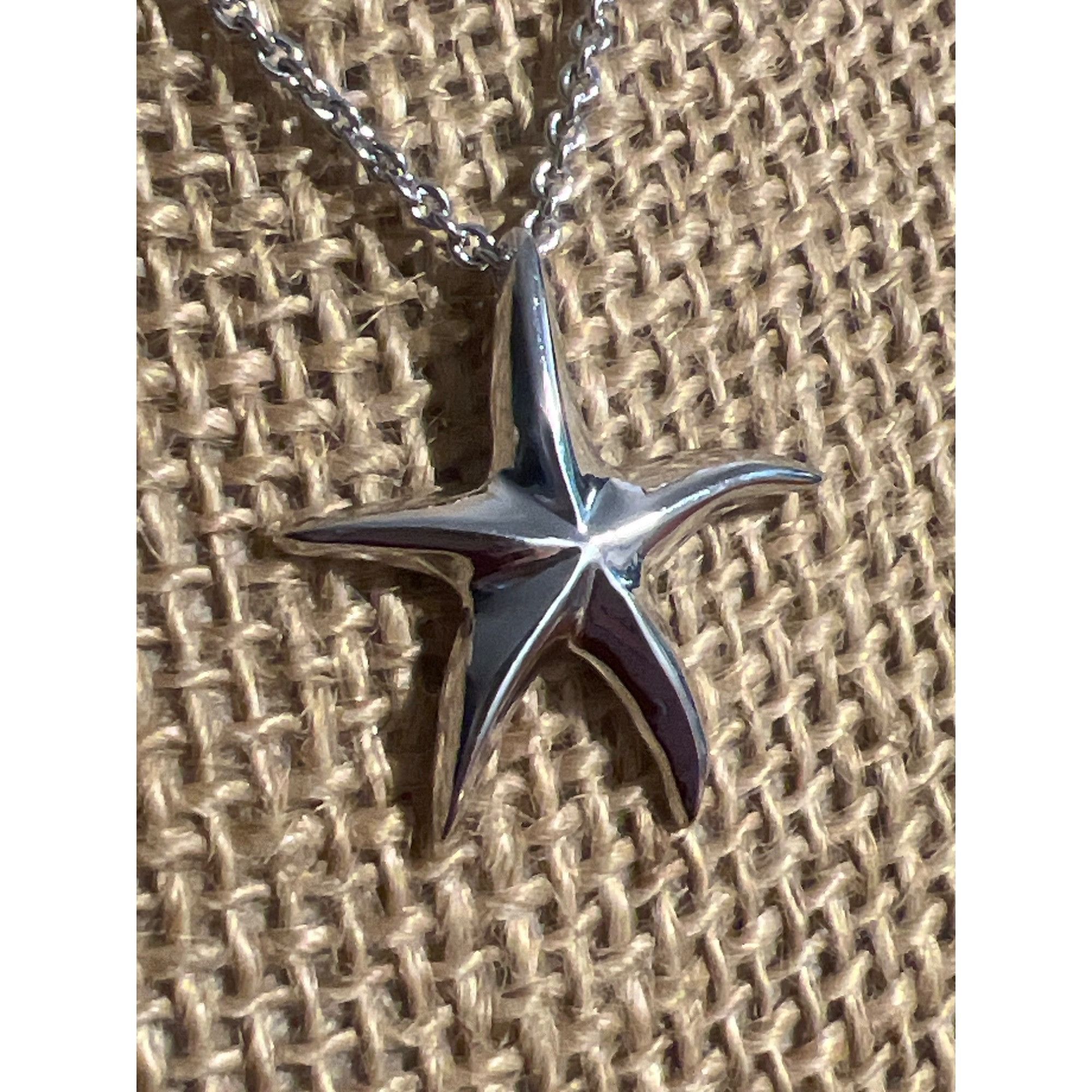 Other Cookie Lee Silver Tone Starfish Pendant Necklace Nautical Be Size ONE SIZE - 2 Thumbnail