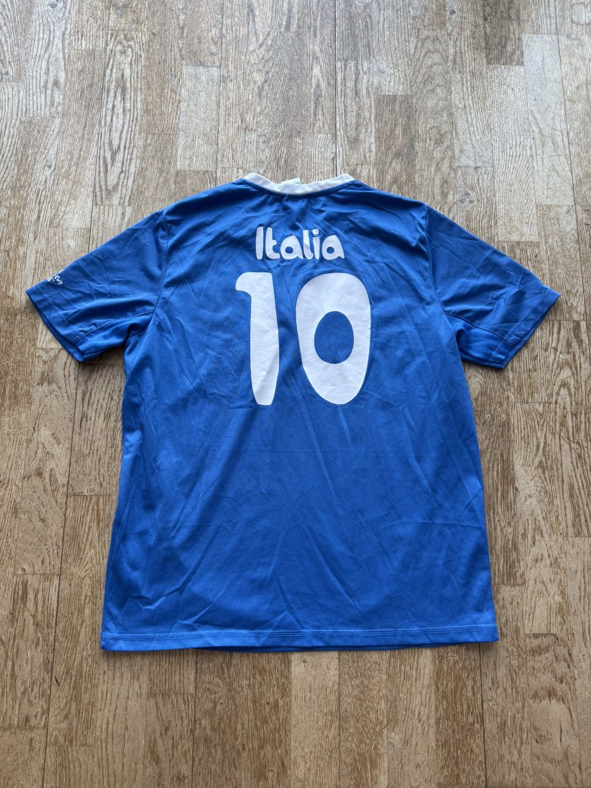 Vintage RARE ITALY FIFA WORLD CUP VINTAGE SOCCER JERSEY Size US L / EU 52-54 / 3 - 2 Thumbnail