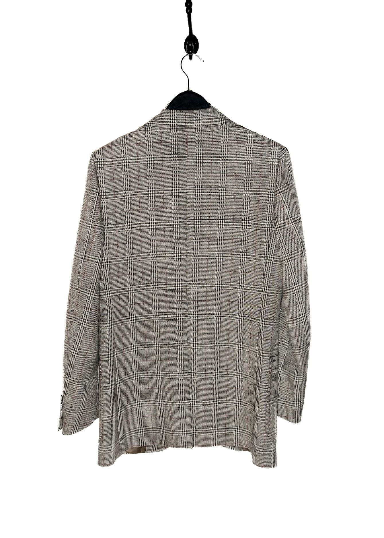 Gucci Gucci Grey Prince Of Wales 3 Buttons Blazer Size XS / US 0-2 / IT 36-38 - 4 Thumbnail