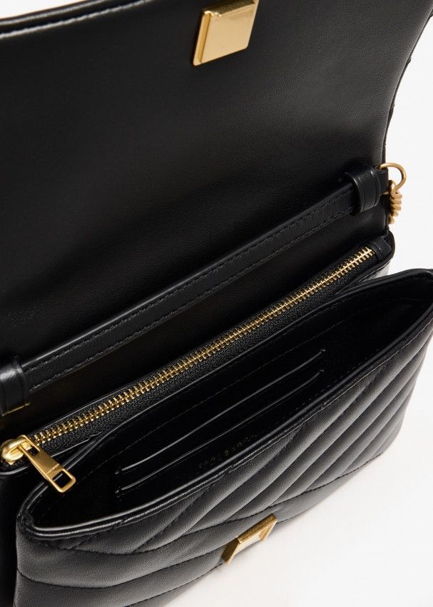Tory Burch o1s22i1n1024 Size: OS / Kira Mini Crossbody Bag in Black Size ONE SIZE - 5 Thumbnail