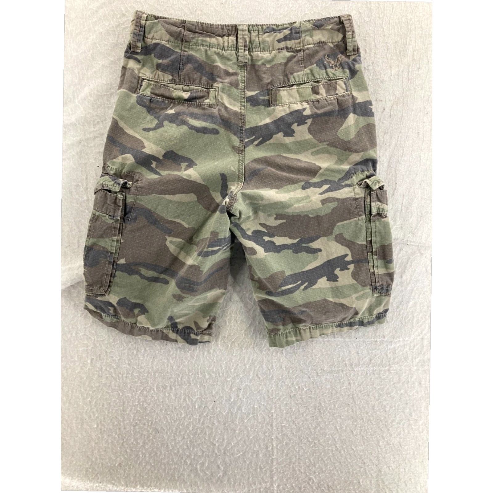 American Eagle Outfitters American Eagle Outfitters Cargo Shorts Men's 26 Multicolor Camouflage Cotton Blend Size US 26 / EU 42 - 6 Thumbnail