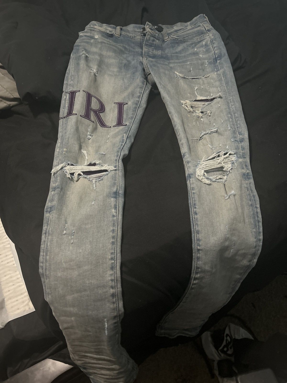 Amiri Amiri indigo Serim Jeans Purple Size US 29 - 1 Thumbnail