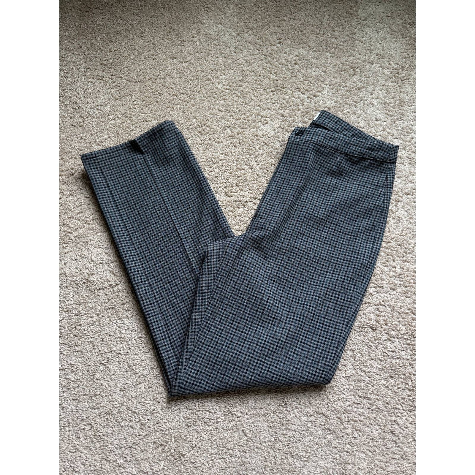 Aritzia Sunday Best Aritzia Gingham Straight Ankle Pants Womens 10 Size 32" / US 10 / IT 46 - 3 Thumbnail
