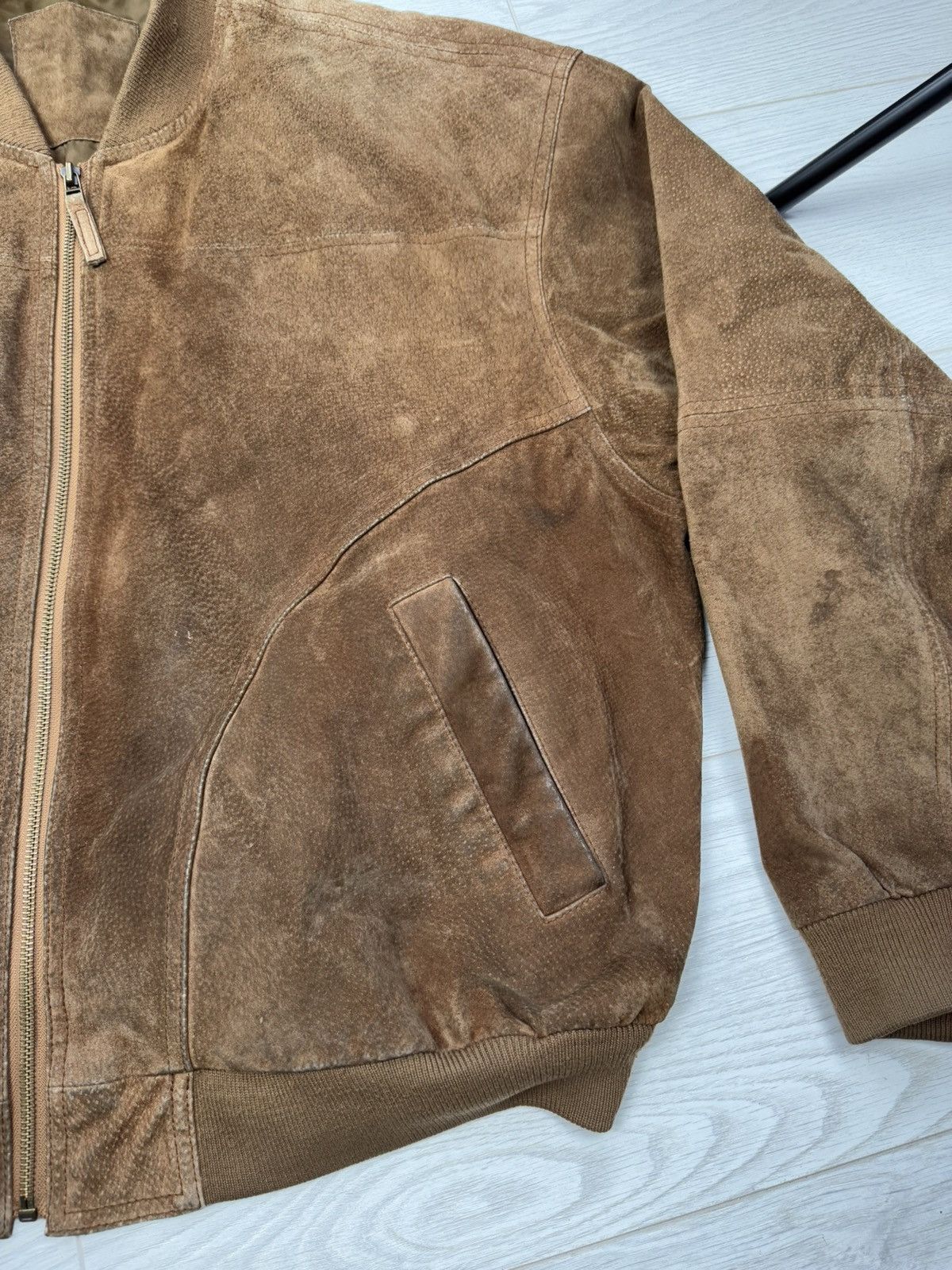Vintage Vintage Brown Leather Jacket Size US L / EU 52-54 / 3 - 5 Thumbnail