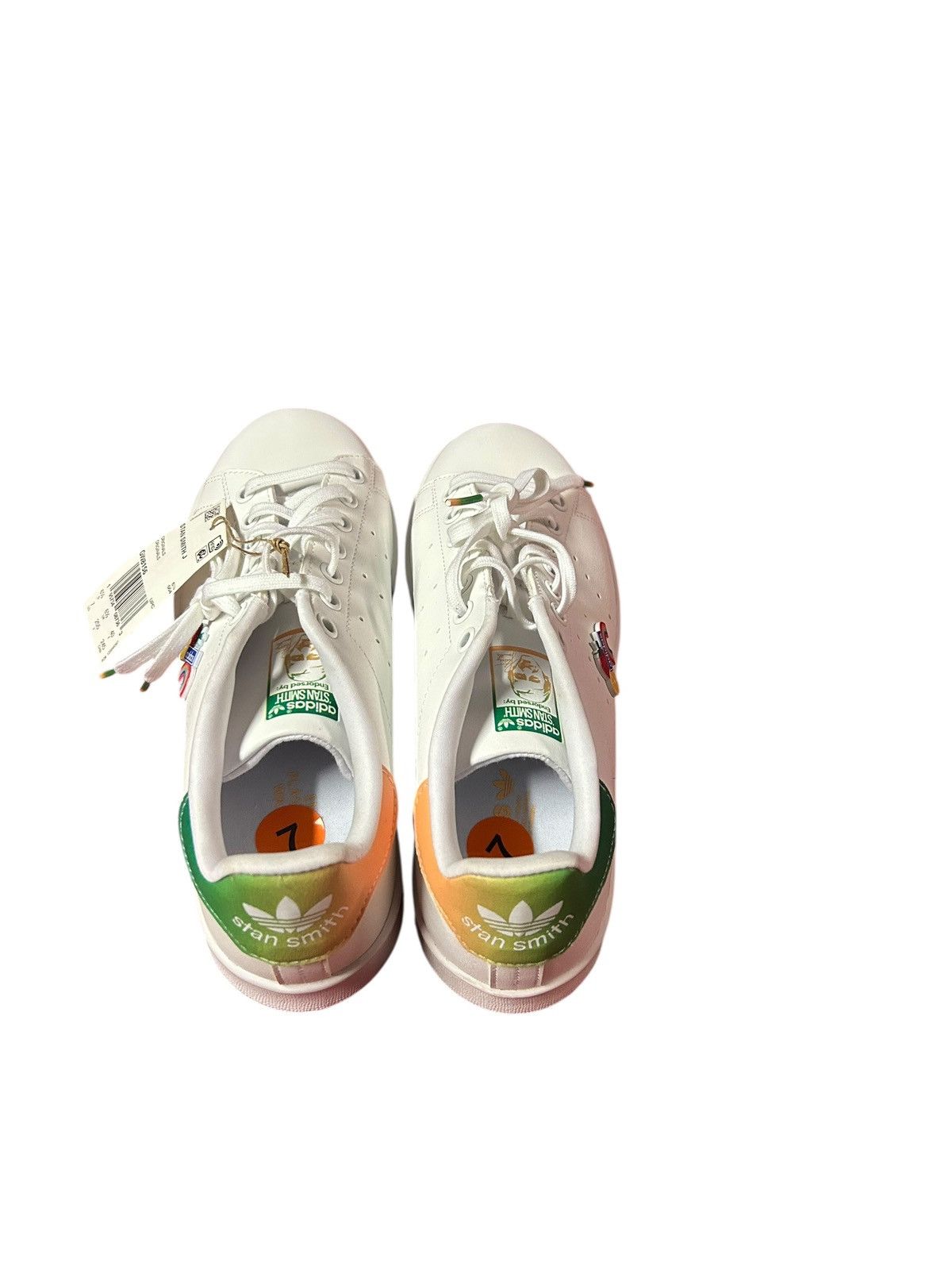 Adidas Adidas Stan Smith J 'Fruits & Rainbow Patches size 7 Size US 7 / IT 37 - 3 Thumbnail