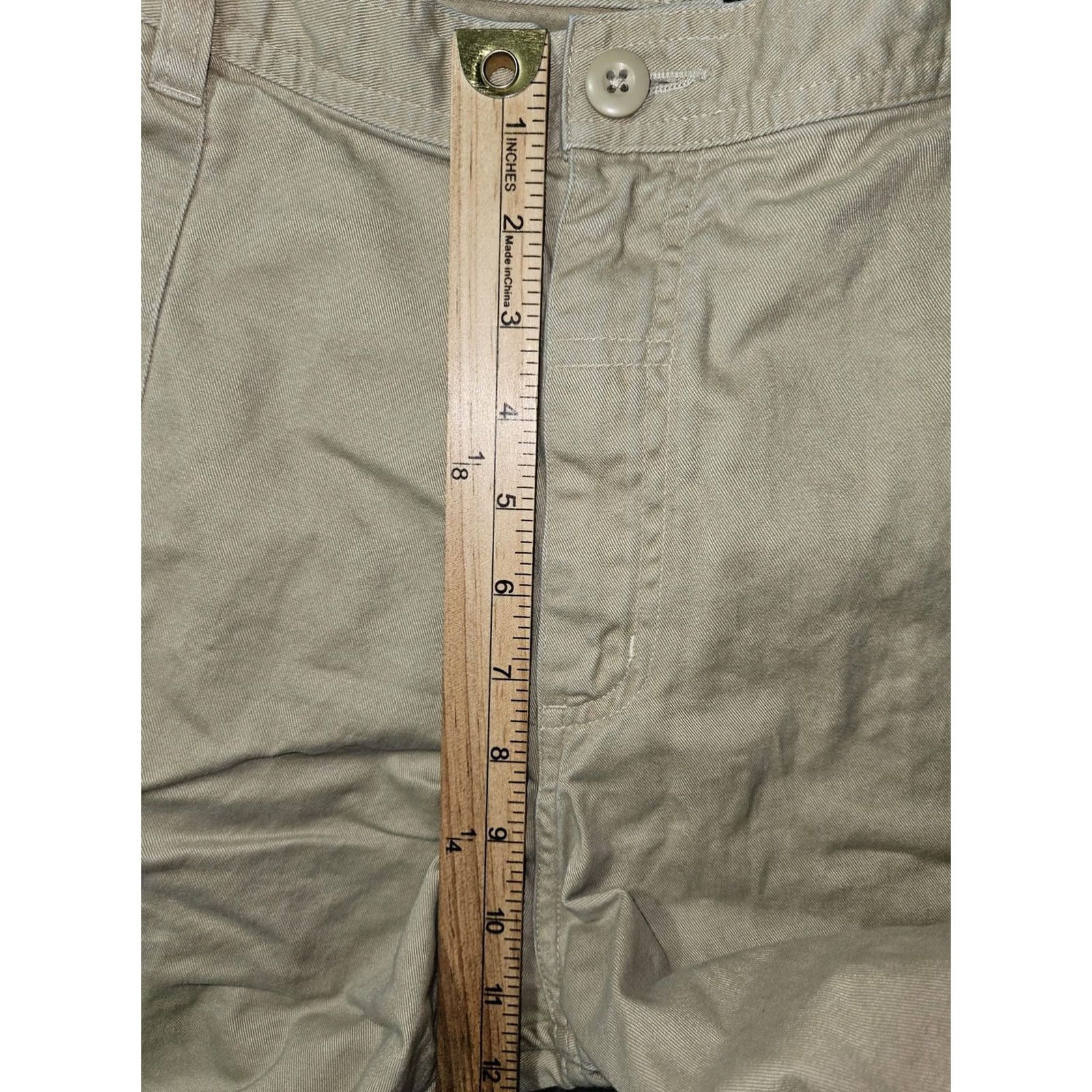 Polo Ralph Lauren VINTAGE Polo Ralph Lauren Pants Womens 20 Khaki Beige Relaxed Fit Cotton Chino Casual Workwear Pockets Logo 30in Inseam Mens Womens Girls Boys Size 42" / US 20 - 4 Thumbnail
