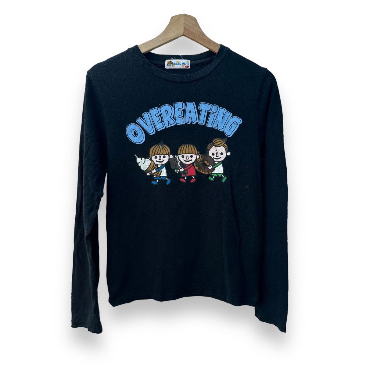 Band Tees × Japanese Brand Beaumere OVEREATING shirt Size US XS / EU 42 / 0 - 1 Thumbnail