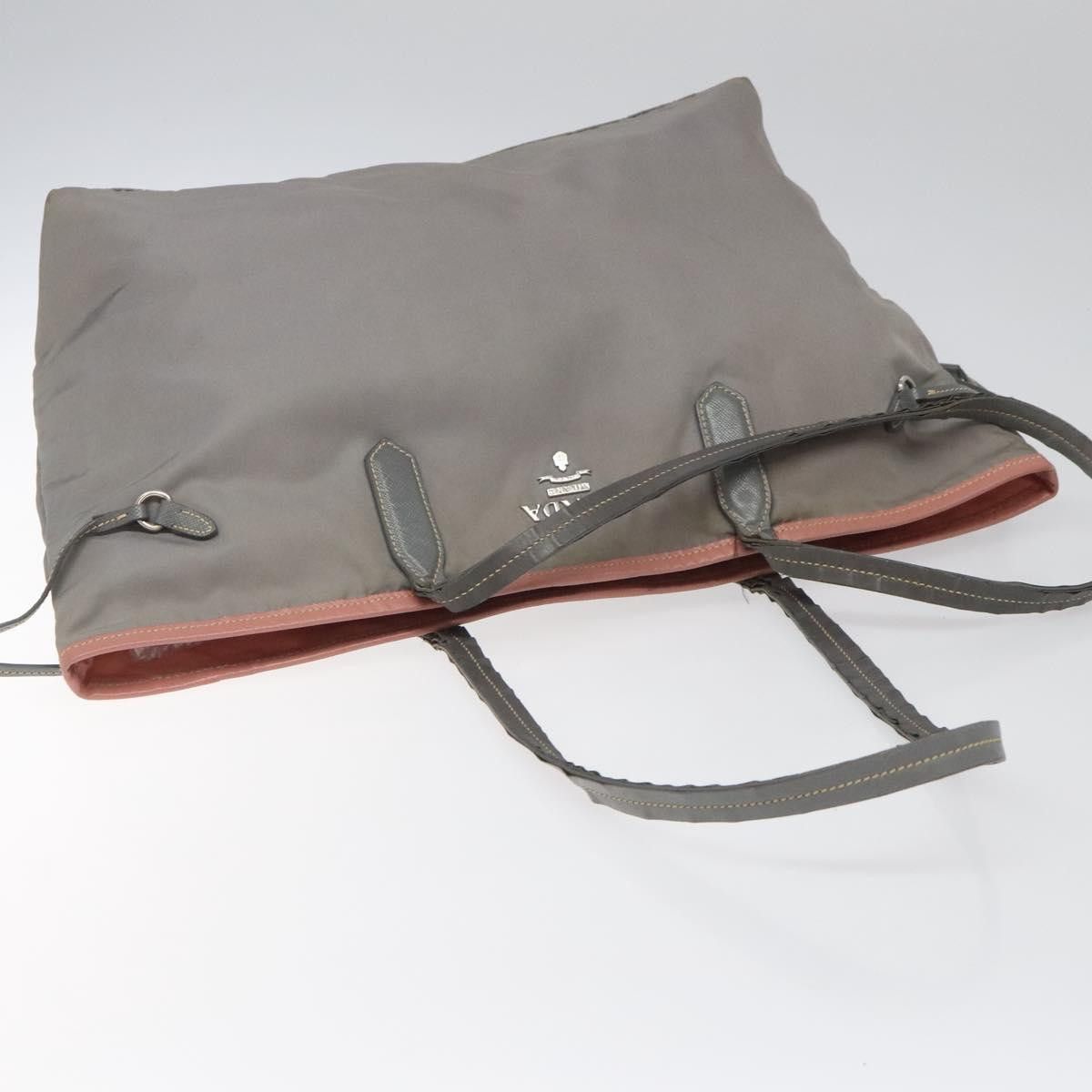 Prada PRADA Tote Bag Nylon Gray Size ONE SIZE - 6 Thumbnail