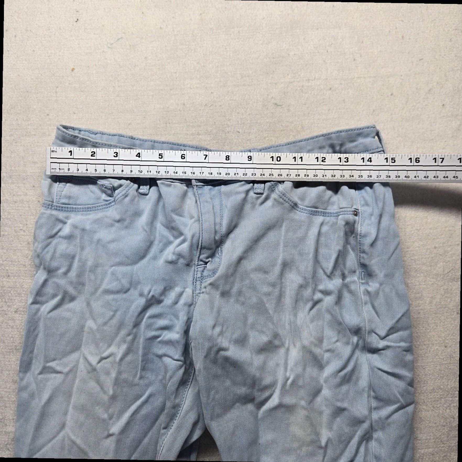 Mossimo Mossimo Mid-Rise Blue Denim Jegging Pants Women's Size 10 Regular Size 32" / US 10 / IT 46 - 4 Thumbnail