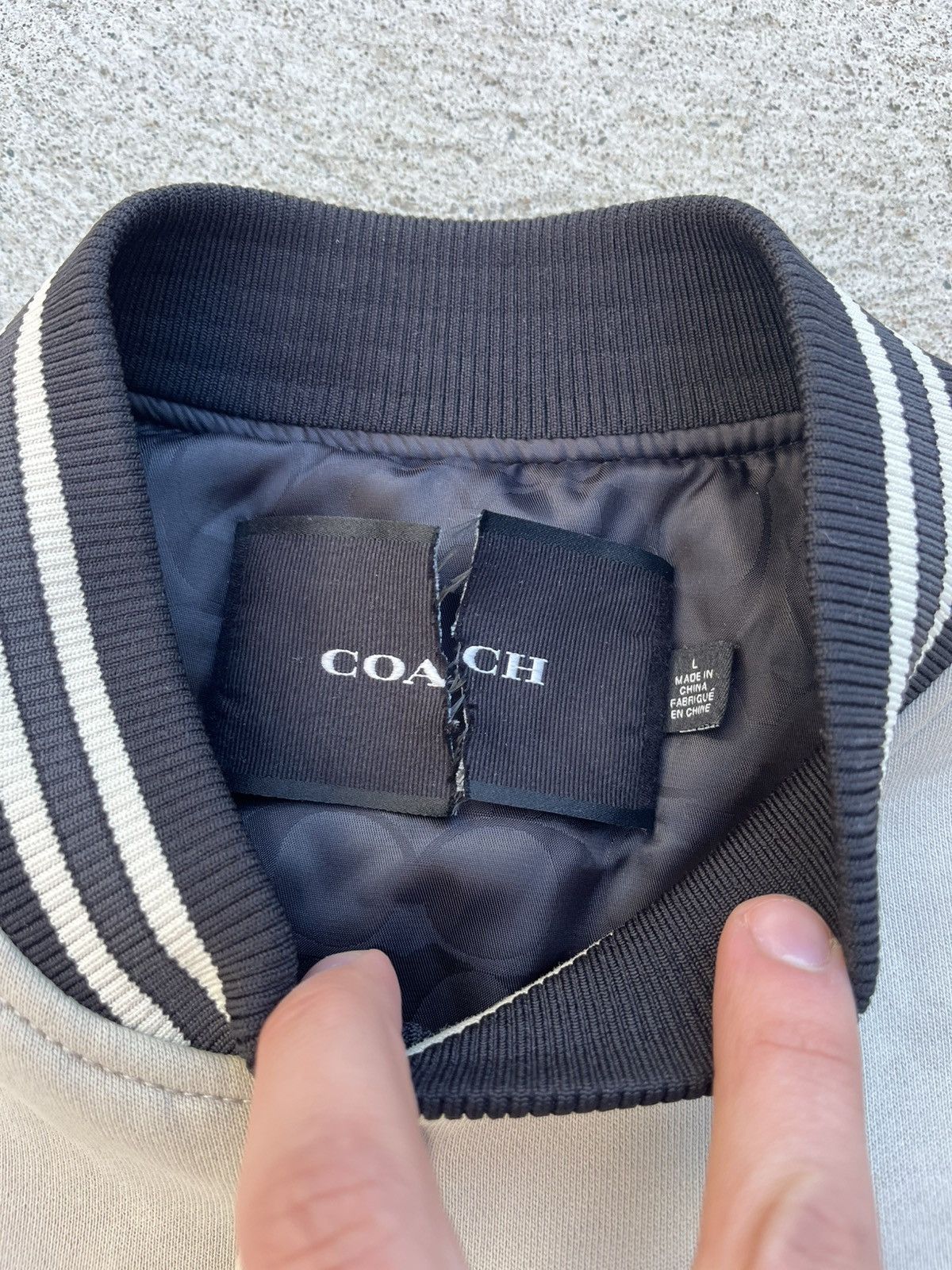 Coach Coach Diary Leather varsity jacket Size US L / EU 52-54 / 3 - 9 Thumbnail