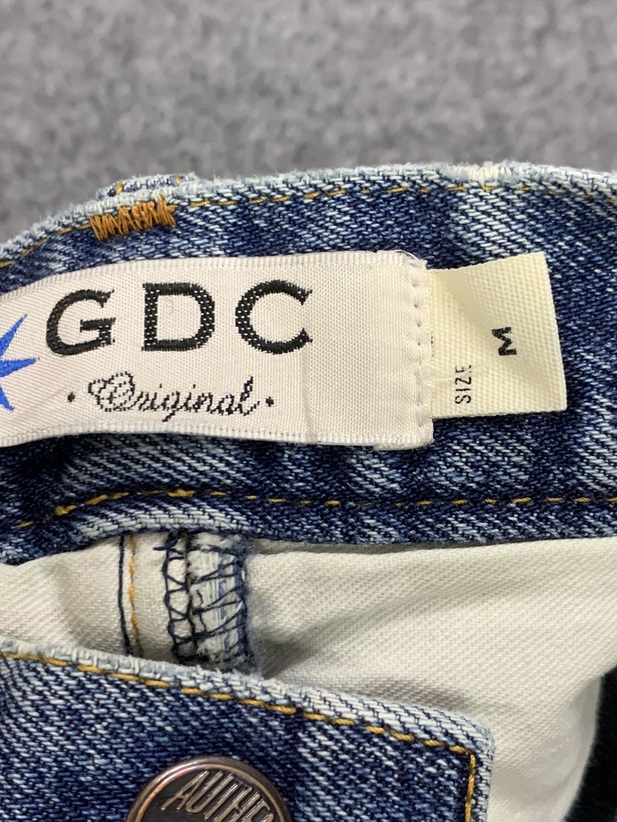 14th Addiction DISTRESSED GDC SELVEDGE DENIM & NICE FADED. Size US 31 - 9 Thumbnail