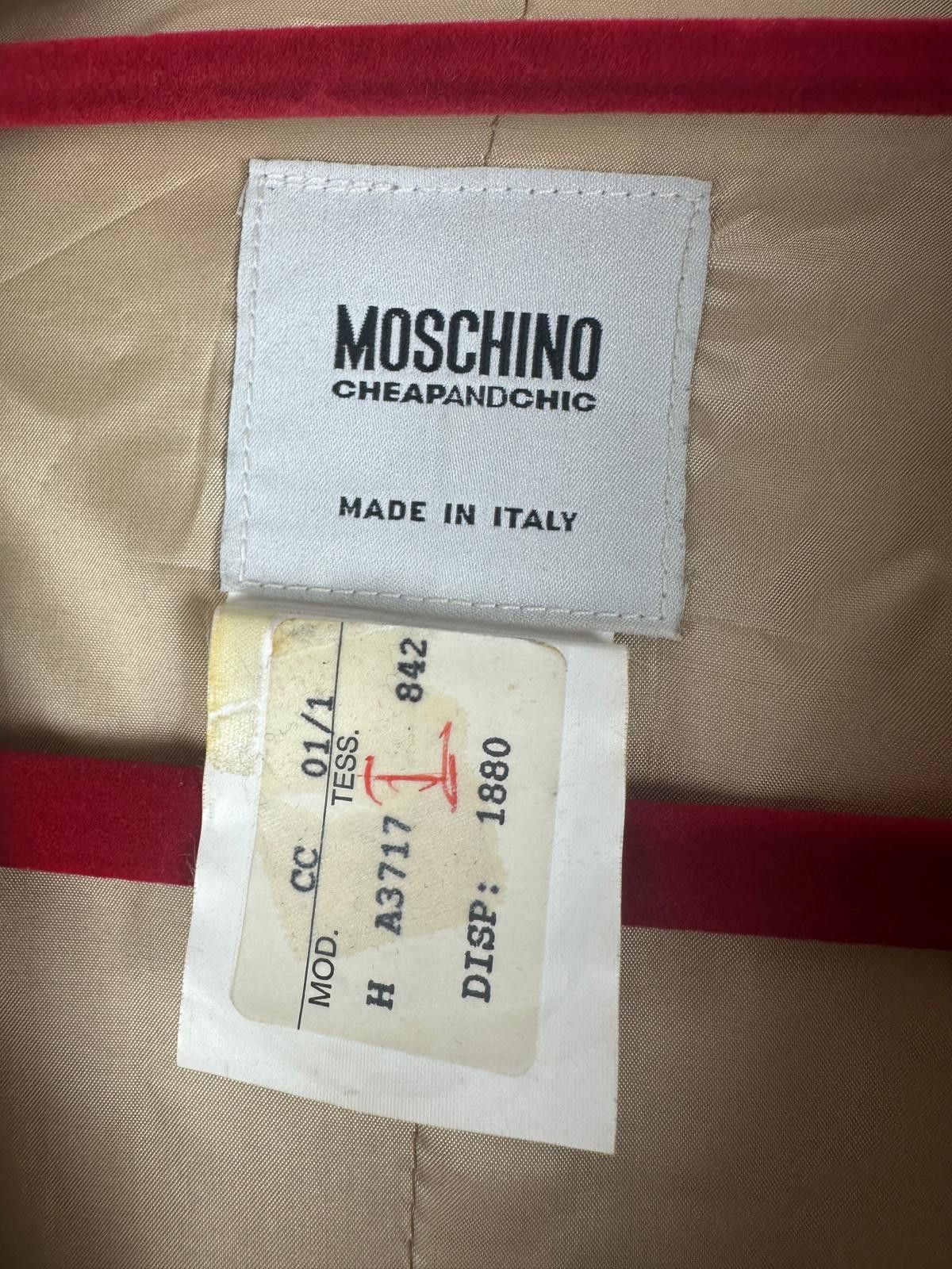 Moschino Moschino Cheap & Chic Crystal Studded Leather Jacket Size S / US 4 / IT 40 - 5 Thumbnail