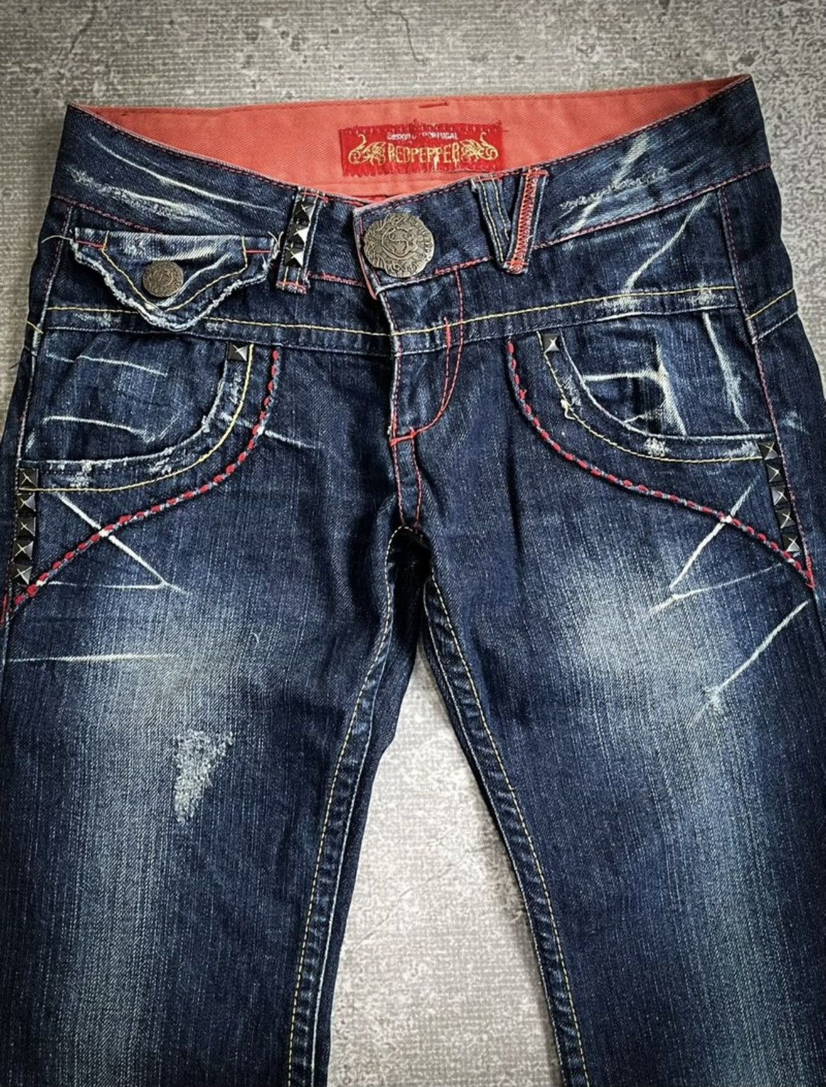 RedPepper Red Label Studded Flared Jeans