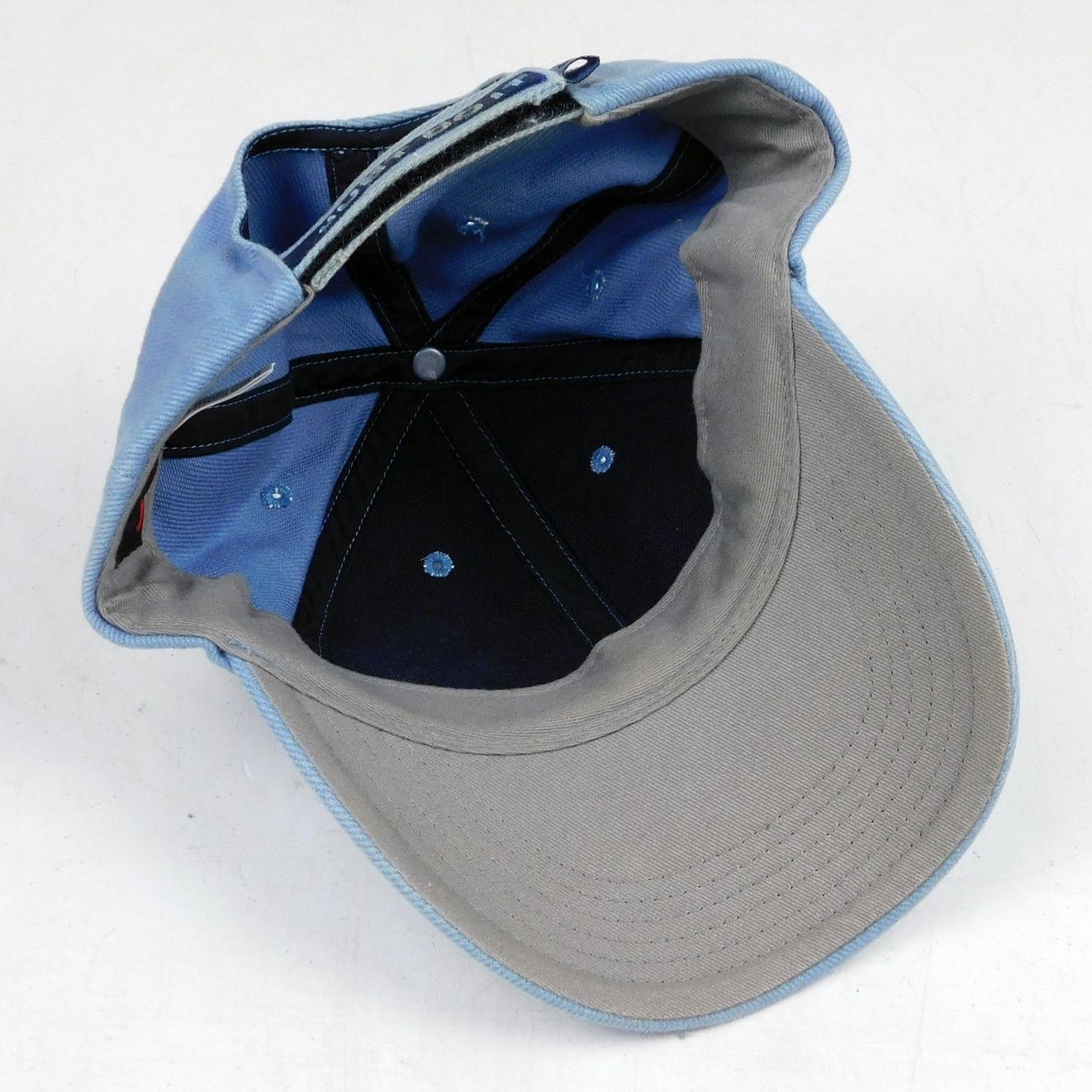 Nike 90s Nike Swoosh Logo Hat Blue Slight Fade Adjustable Size ONE SIZE - 7 Thumbnail